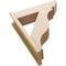 Ekena Millwork 7 1/2-in W x 26-in D x 32-in H Funston Slat Rough Cedar Woodgrain TimberThane Outlooker, Primed Tan OUTUR075X26X32FST24RCPR - alternate 5